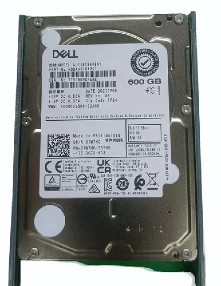 342-2082 - Dell 600GB 15000RPM SAS 6GB/s 3.5-inch Internal Hard Disk Drive