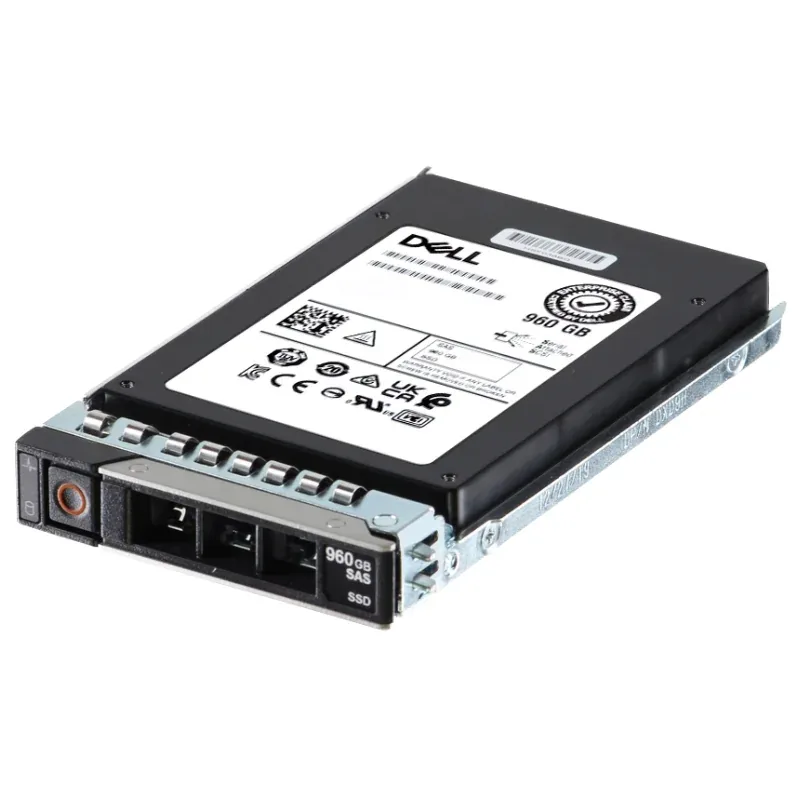 Dell 345-BGBL 960GB SAS 24Gb/s Read Intensive TLC 1DWPD 2.5-Inch Enterprise Class Solid State Drive For 14g, 15g, 16g PowerEdge Server