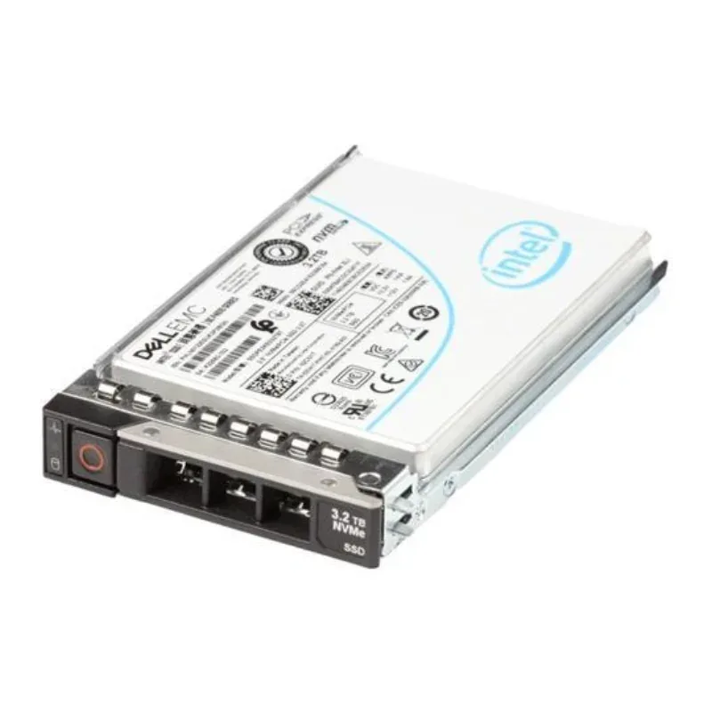 Dell 345-BKBV 800GB NVMe U.2 Gen4 enterprise SSD with mixed-use workload optimization, high-speed data transfer, and hot-plug carrier for Dell PowerEdge servers.