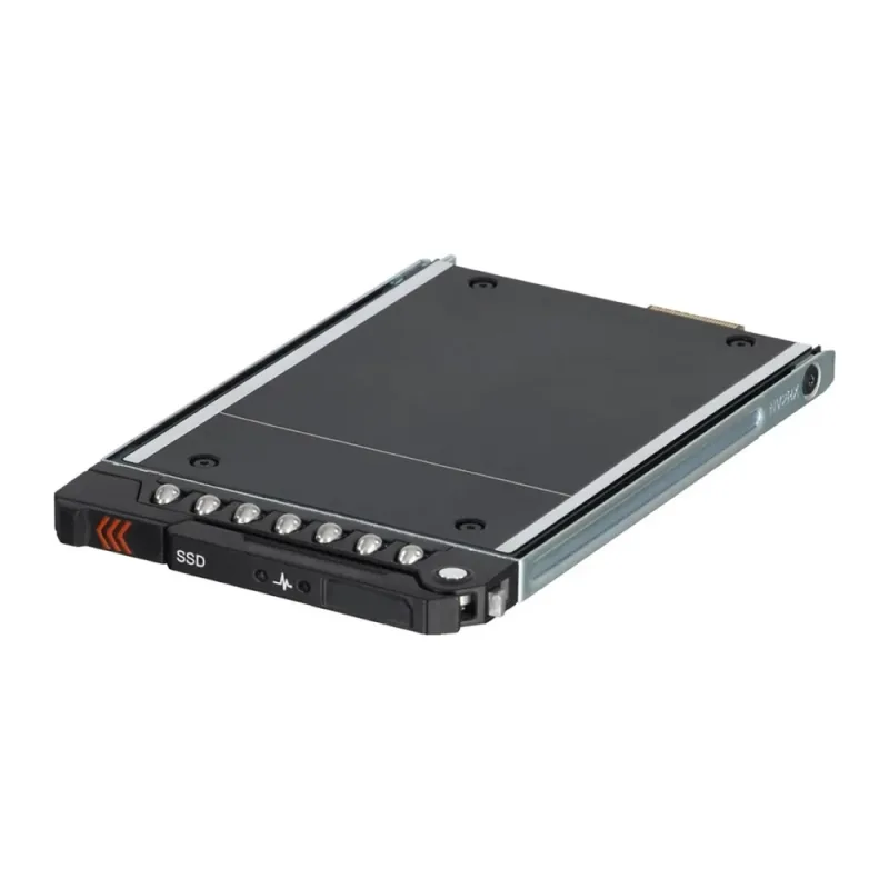 Dell 345-BMNH is a 1.92TB PCIe Gen5.0 x4 NVMe read-intensive SSD in EDSFF E3.S 2.5-inch 7.5mm form factor with Dell NV2RX tray/caddy and mounting screws for PowerEdge servers.