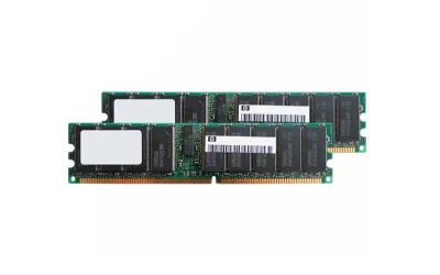 354560-1G2 - HP 1GB Kit (2 X 512MB) DDR-400MHz PC3200 ECC Unbuffered CL3 184-Pin DIMM 2.5V Memory