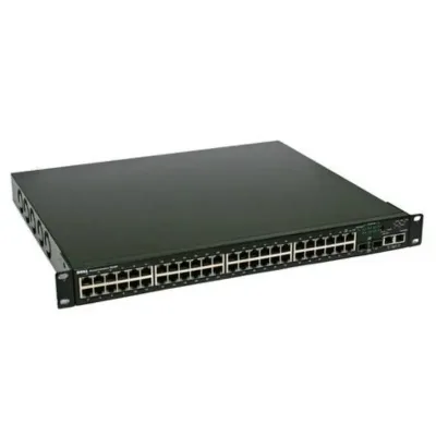 3548P - Dell PowerConnect 3500 Series 3548P 48 x Ports 10/100Base-T PoE + 2 x Ports Gigabit Shared SFP + 2 x Ports 10/100/1000Base-T Fast Ethernet Rack-Mountable 1U Layer 3 Managed Network Switch