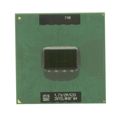 356205-007 - HP 1.73GHz 533MHz FSB 2MB L2 Cache Socket PGA478 Intel Pentium M 740 1-Core Processor