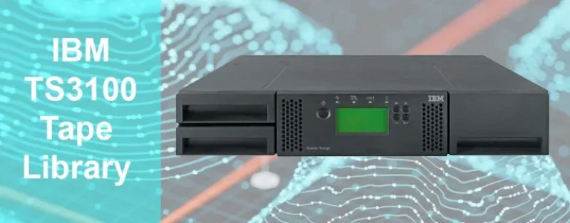 3573F3S - IBM TS3100 Tape Library 1 x Drive/24 x Slot 9.6TB (Native) / 19.2TB (Compressed) Fibre Channel