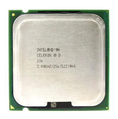 367744-201 - HP 2.80GHz 533MHz FSB 256KB L2 Cache Socket LGA775 Intel Celeron D 335 1-Core Processor