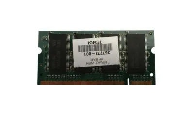 367773-001 - HP 256MB DDR-333MHz PC2700 non-ECC Unbuffered CL2 200-Pin SoDimm 2.5V Memory Module