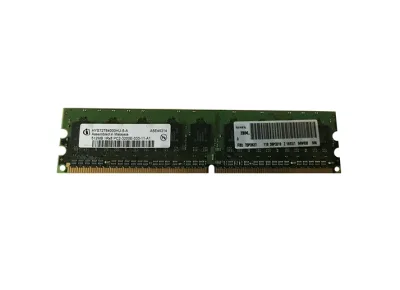 36P3319 - IBM 512MB DDR2-400MHz PC2-3200 ECC Unbuffered CL3 240-Pin DIMM Single Rank Memory Module