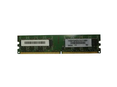 36P3345 - IBM 1GB DDR2-667MHz PC2-5300 non-ECC Unbuffered CL5 Memory Module
