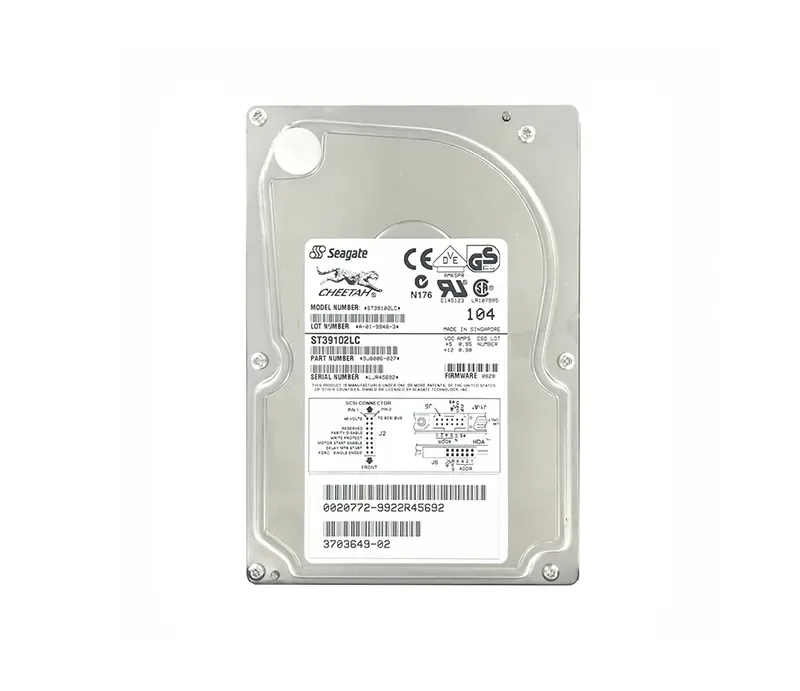 370-3649-02 - Sun 9GB 10000RPM Ultra2 Wide SCSI 3.5-inch Hard Drive