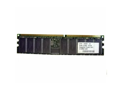 370-6039 - Sun 512MB DDR-266MHz PC2100 ECC Registered CL2.5 184-Pin DIMM Memory Module