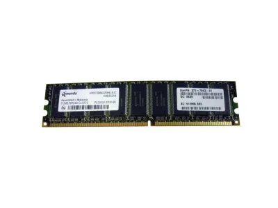 370-7943 - Sun 512MB PC3200 DDR-400MHz ECC Unbuffered CL3 184-Pin DIMM Memory Module