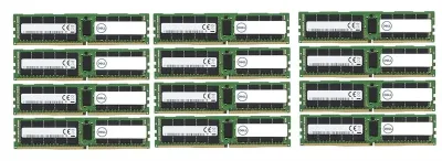 370-AESK - Dell 384GB Kit (12X32GB) DDR4-2933MHz PC4-23400 ECC Registered CL21 288-Pin RDIMM 1.2V Dual Rank Memory