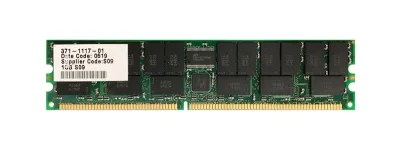 371-1117 - Sun 1GB DDR-333MHz PC2700 ECC Registered CL2.5 184-Pin DIMM Single Rank Memory Module