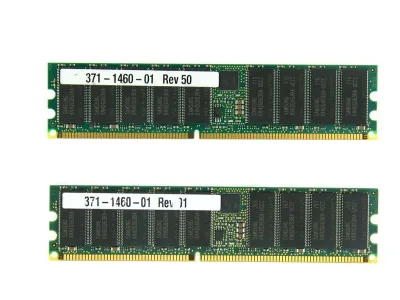 371-1460-01 - Sun 4GB DDR-400MHz PC3200 ECC Registered CL3 184-Pin DIMM Memory Module
