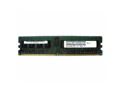 371-4801 - Sun 2GB DDR2-667MHz PC2-5300 ECC Registered CL5 240-Pin DIMM Dual Rank Memory Module for Sun SPARC Enterprise M3000 Server