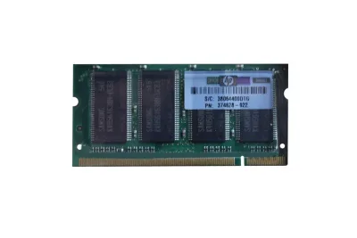 374628-922 - HP 256MB DDR-333MHz PC2700 non-ECC Unbuffered CL2 200-Pin SoDimm 2.5V Memory Module