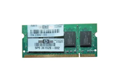 374662-432 - HP 512MB DDR2-533MHz PC2-4200 non-ECC Unbuffered CL4 200-Pin SoDimm 1.8V Memory Module