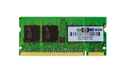 374662-632 - HP 512MB DDR2-533MHz PC2-4200 non-ECC Unbuffered CL4 200-Pin SoDimm 1.8V Memory Module