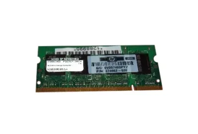 374662-932 - HP 512MB DDR2-533MHz PC2-4200 non-ECC Unbuffered CL4 200-Pin SoDimm 1.8V Memory Module