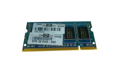 374662R-731 - HP 512MB DDR2-533MHz PC2-4200 non-ECC Unbuffered CL4 200-Pin SoDimm 1.8V Memory Module