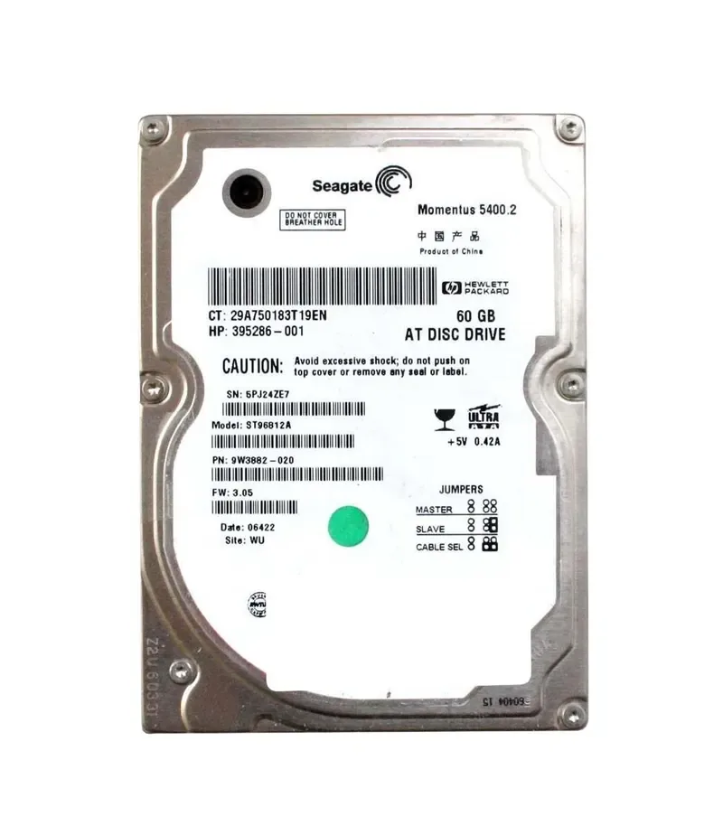 378215-001 - Compaq 60GB 5400RPM ATA-100 2.5-inch Hard Drive