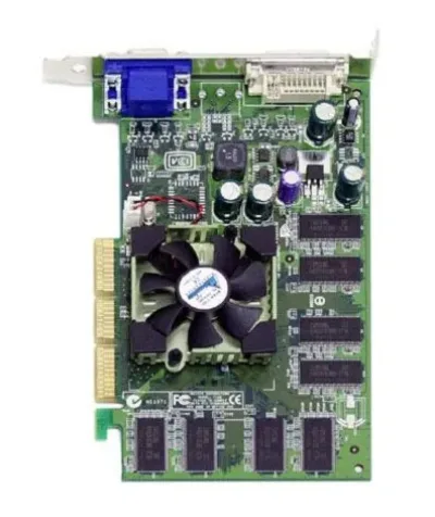 383588-001 - HP Nvidia Quadro FX500 128MB AGP VGA DVI Video Card