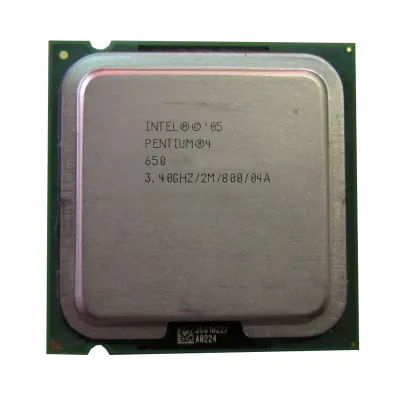 384787-005 - HP 3.40GHz 800MHz FSB 2MB L2 Cache Socket LGA775 Intel Pentium 4 650 1-Core Processor