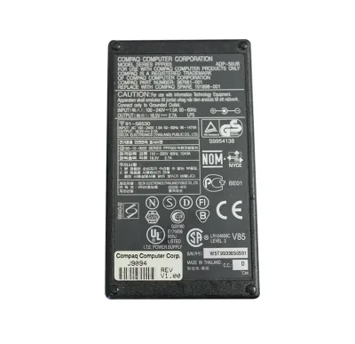 387661-001 - HP 65-Watts 18.5V 3.5A AC Adapter for Pavilion and Presario Notebook PCs