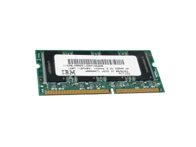 38L2982 - IBM 128MB 100MHz PC100 non-ECC Unbuffered CL2 144-Pin SoDimm Memory Module for ThinkPad T20 T21