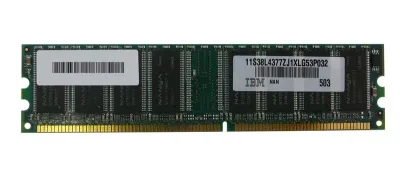 38L4377 - IBM 256MB DDR-400MHz PC3200 non-ECC Unbuffered CL3 184-Pin DIMM Single Rank Memory Module