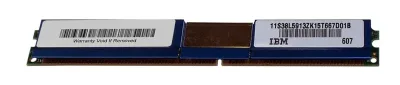 38L5913 - IBM 4GB DDR-400MHz PC3200 ECC Registered CL3 184-Pin DIMM 2.5V Dual Rank Memory Module