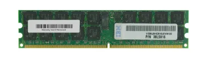 38L5916 - IBM 2GB DDR2-400MHz PC2-3200 ECC Registered CL3 240-Pin DIMM 1.8V Dual Rank Memory Module