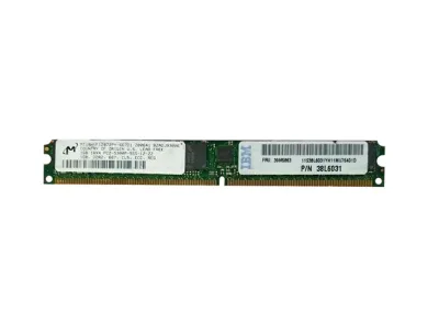 38L6031 - IBM 1GB DDR2-667MHz PC2-5300 ECC Registered CL5 240-Pin DIMM Very Low Profile (VLP) Memory Module