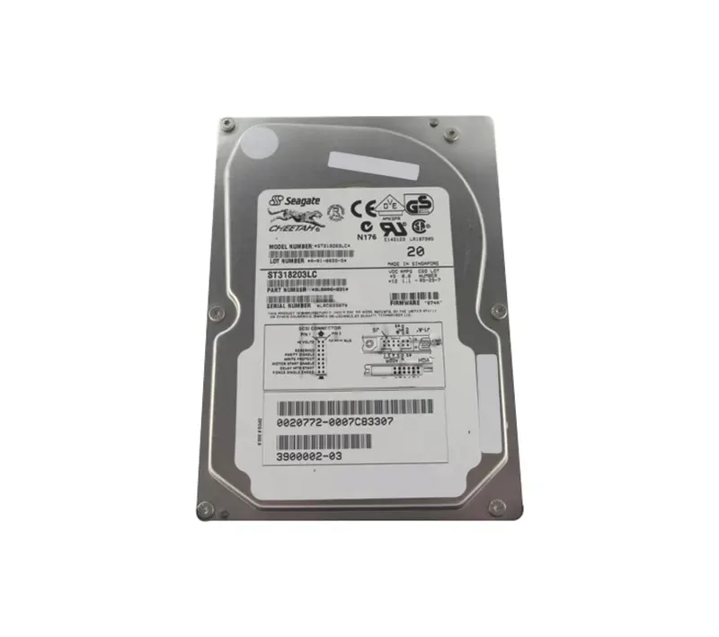 390-0002-01 - Sun 18.2GB 10000RPM Ultra-160 SCSI LVD Hot-Pluggable 80-Pin 3.5-inch Hard Drive