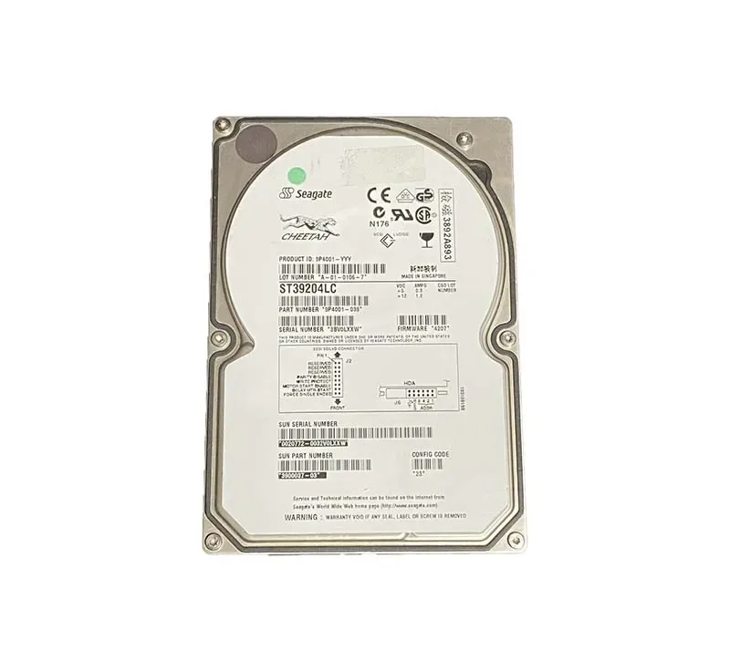 390-0037-03 - Sun 9GB 10000RPM Ultra 160 SCSI 3.5-inch Hard Drive