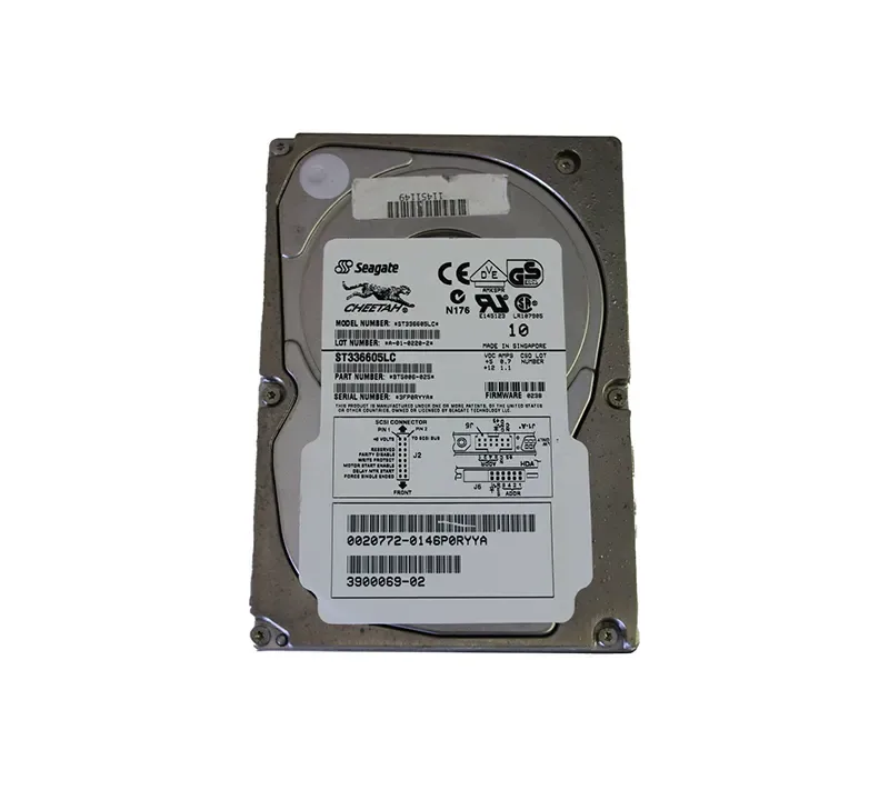 390-0069 - Sun 36.4GB 10000RPM Ultra-160 SCSI LVD Hot-Pluggable 80-Pin 3.5-inch Hard Drive for Sun Fire and Blade Server