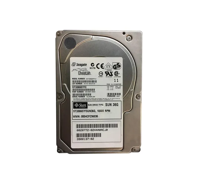 390-0137-02 - Sun 36GB 10000RPM Fibre Channel 2Gb/s 3.5-inch Hard Drive
