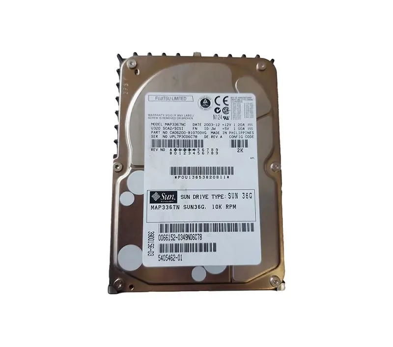 390-0156 - Sun 36.4GB 10000RPM Ultra-320 SCSI Hot Swap LVD 80-Pin 3.5-inch Internal Hard Drive