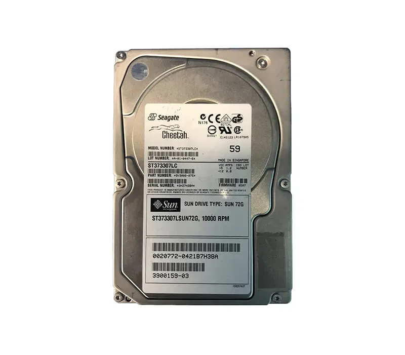 390-0159-02 - Sun 73GB 10000RPM Ultra-320 SCSI LVD Hot-Pluggable 80-Pin 3.5-inch Hard Drive
