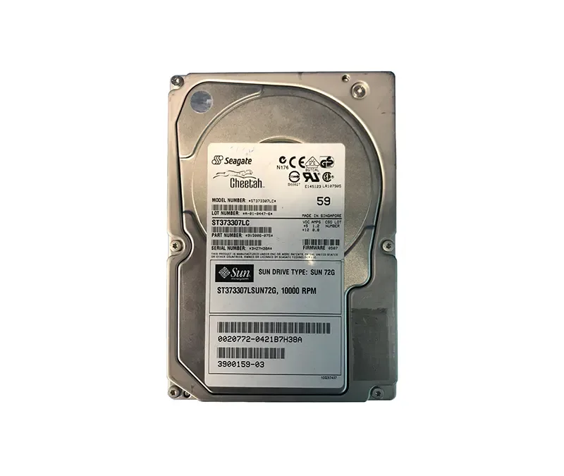 390-0159-03 - Sun 73GB 10000RPM Ultra-320 SCSI LVD Hot-Pluggable 80-Pin 3.5-inch Hard Drive