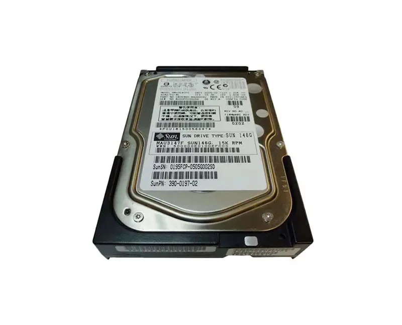 390-0197-02 - Sun 146GB 15000RPM Fibre Channel 2GB/s Hot-Pluggable Dual Port 3.5-inch Hard Drive for Sun StorEdge 3510/6130 Array