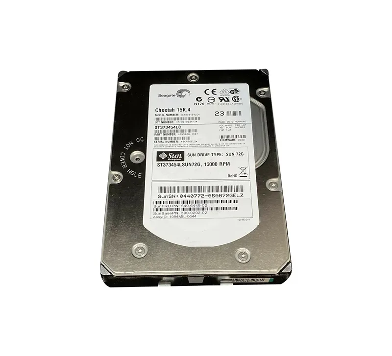390-0202-01 - Sun 73GB 15000RPM Ultra-320 SCSI LVD Hot-Pluggable 80-Pin 3.5-inch Hard Drive
