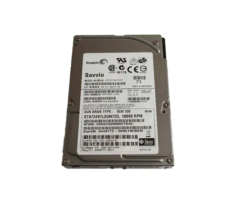 390-0213-04 Sun 73GB 10000RPM SAS 3GB/s 2.5-inch Hard Drive