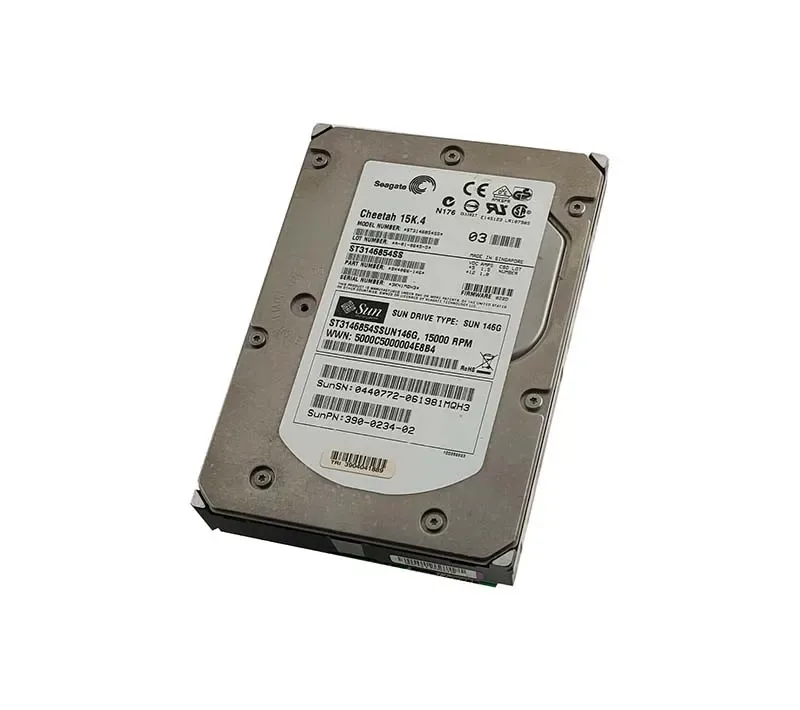 390-0234-01 - Sun 146GB 15000RPM SAS 3GB/s Hot-Pluggable 3.5-inch Hard Drive