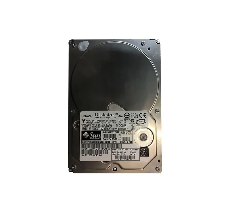 390-0246 - Sun 250GB 7200RPM SATA 3Gb/s 3.5-inch Hard Drive