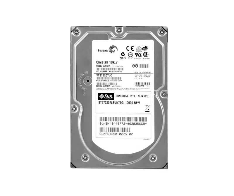 390-0275-01 - Sun 73GB 10000RPM Ultra-320 SCSI LVD Hot-Pluggable 80-Pin 3.5-inch Hard Drive