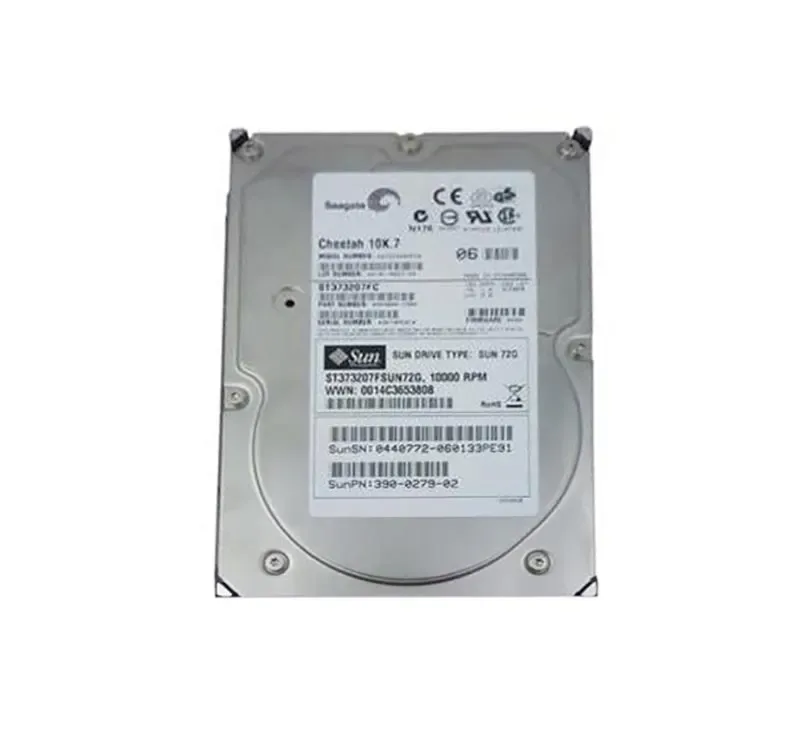 390-0279-02 - Sun 73GB 10000RPM Fibre Channel 2Gb/s 3.5-inch Hard Drive