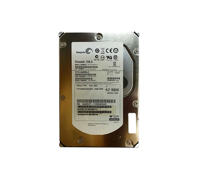390-0327-03 - Sun 146GB 15000RPM Ultra-320 SCSI Hot-Pluggable LVD 80-Pin 3.5-inch Hard Drive