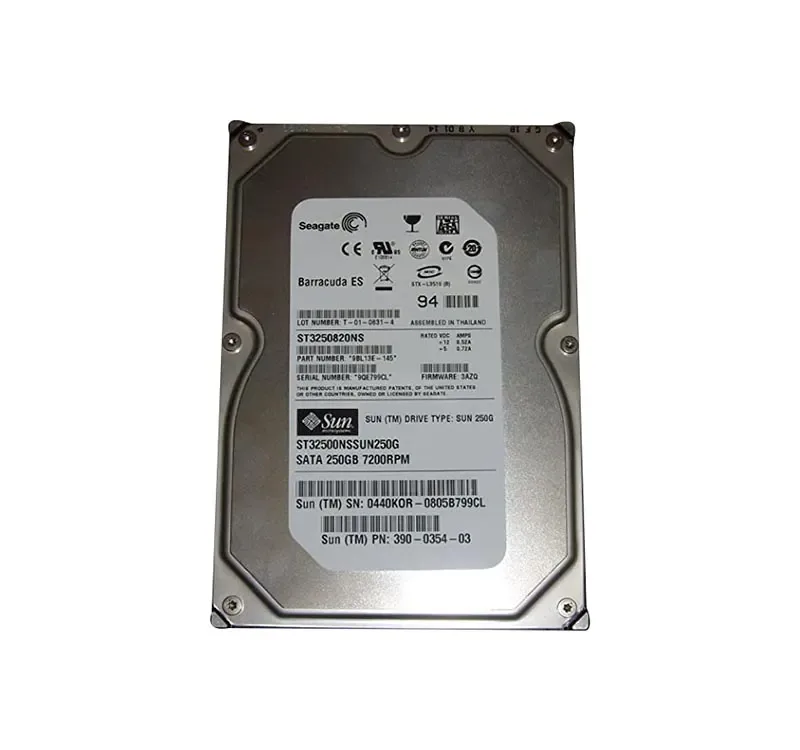 390-0354 - Sun 250GB 7200RPM SATA 3Gbps 3.5-inch Hard Drive