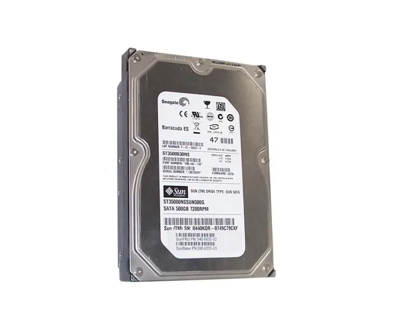 390-0355 - Sun 500GB 7200RPM SATA 3GB/s NCQ 3.5-inch Hard Drive